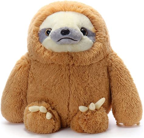 red sloth stuffed animal